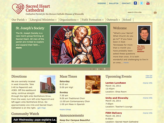 Sacred Heart Cathedral website